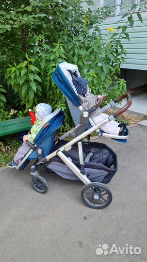 Коляска 2 в 1 uppababy vista V2 (для погодок)