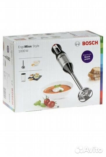 Погружной блендер Bosch MS 62M6110, черный