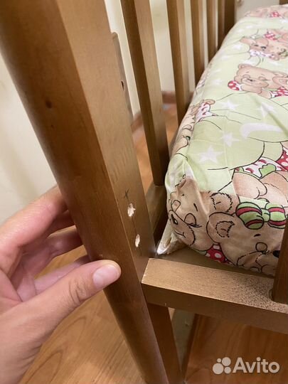 Кроватка 120х60 с матрасом