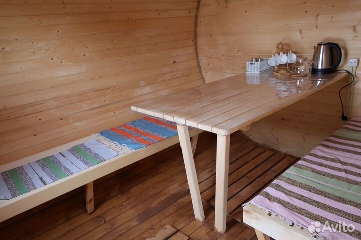 Баня на дровах у реки