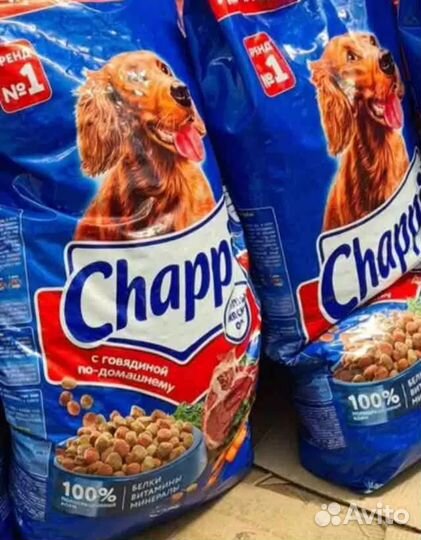 Корм для собак чаппи 15 кг