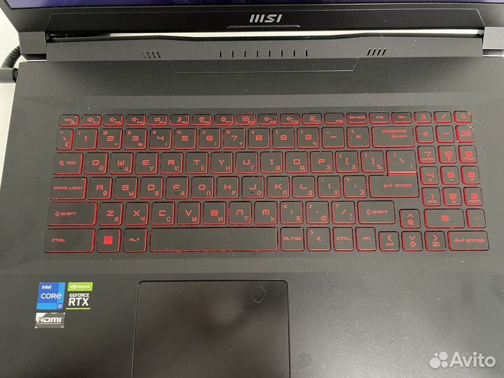 Ноутбук msi gf76 katana