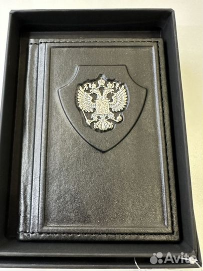 Обложка на паспорт кожа серебро 925