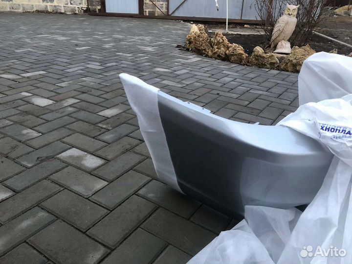 Передний бампер на hyundai accent