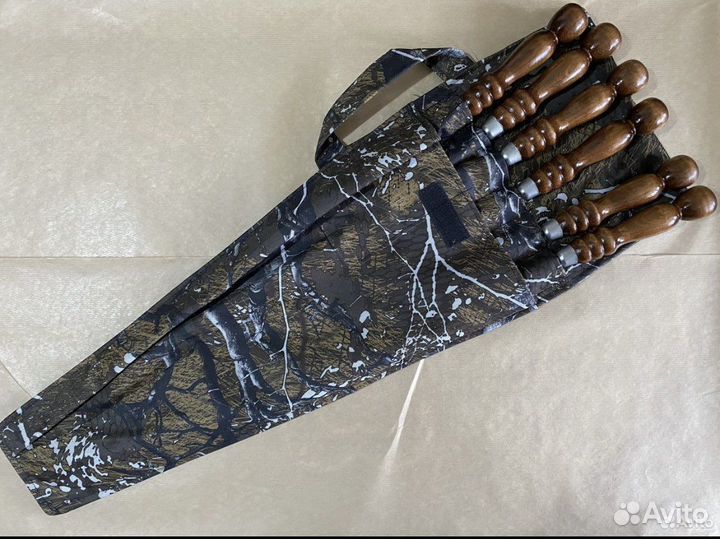 Набор шампуров в чехле / подарочный