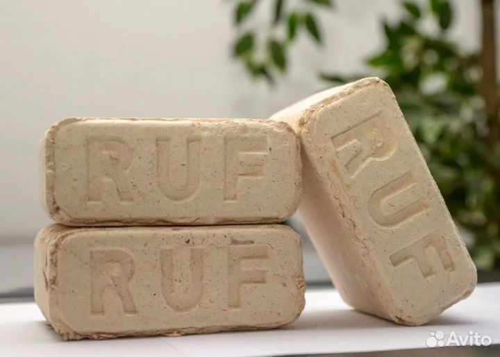 Брикеты руф береза Щепа, поддон