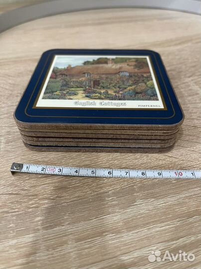 Подставки для кружек из Англии, 6шт