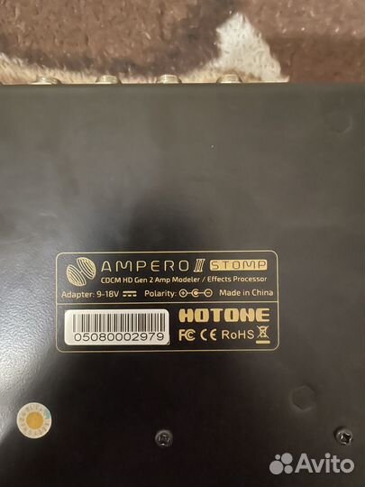 Гитарный процессор ampero stomp