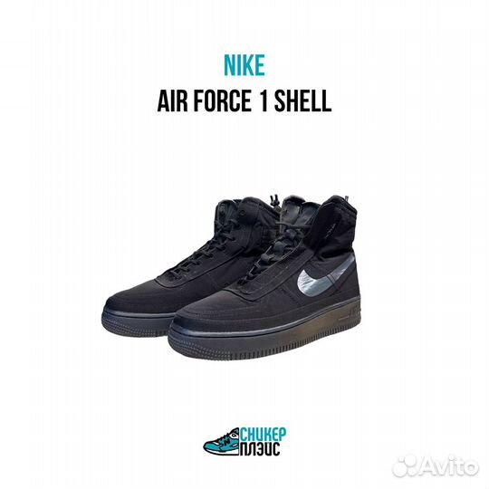 Кроссовки Nike Air Force 1 High Shell (Black)