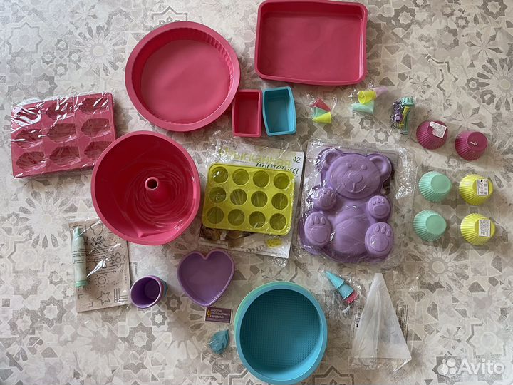 Силиконовые формы для выпечки новые