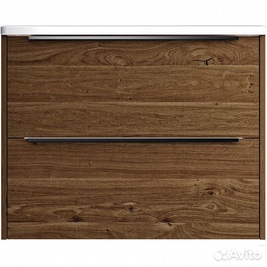 Тумба под раковину La Fenice Nota 100 FNC-01-NOT-DGT-100-2 подвесная Дуб Галифакс табак