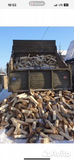 Дрова березовые колотые