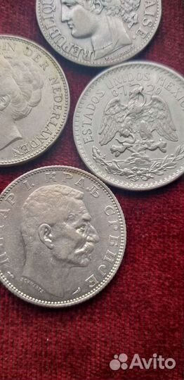 Иностранные монеты из серебра