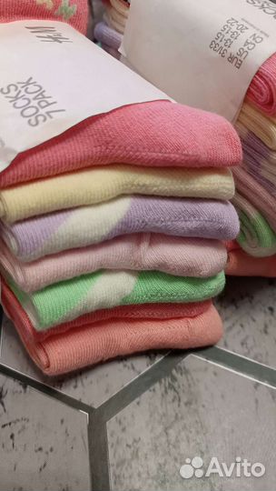 Носки hm новые в наборе 31 32 33 34 35 36 37 38 39