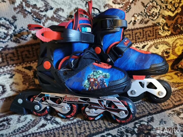 Роликовые коньки детские раздвижные