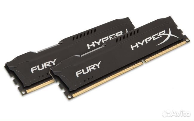 Модуль памяти kingston HyperX fury 2х8GB 3200 MHz