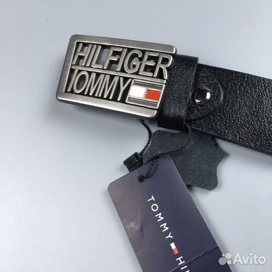 Мужской кожаный ремень Tommy hilfiger