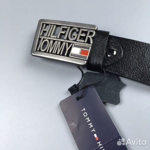 Мужской кожаный ремень Tommy hilfiger