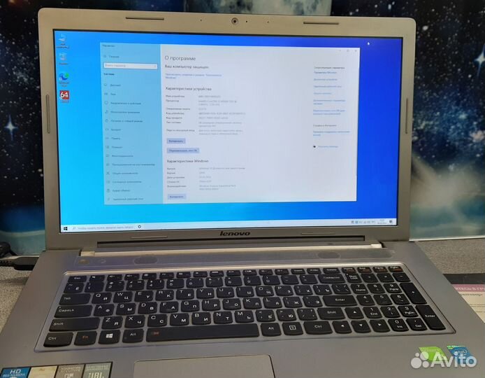 Ноутбук Lenovo Z710 17' FullHD i3-4000M 12Gb GF745