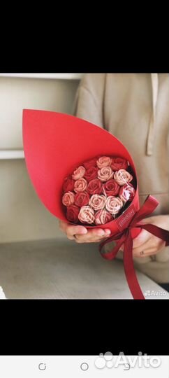 Шоколадные розы съедобный букет. подарок учителю