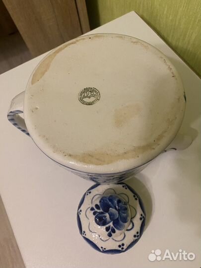 Чайник заварочный гжель, статуэтки гжель