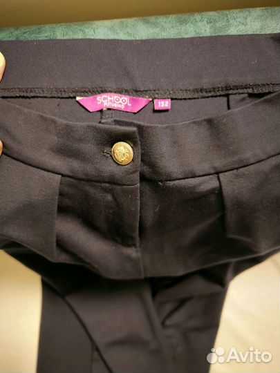 Брюки кюлоты школьные 152