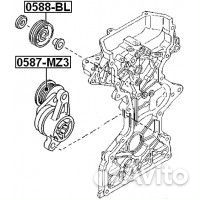 Ролик mazda 3 bk 2003-2008