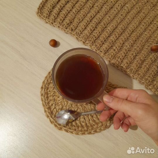 Подставка под горячее в виде наутилуса