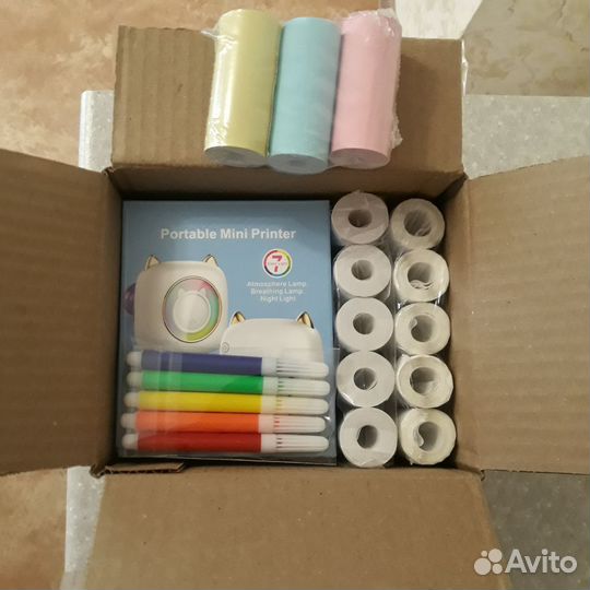 Детский портативный мини принтер для телефона