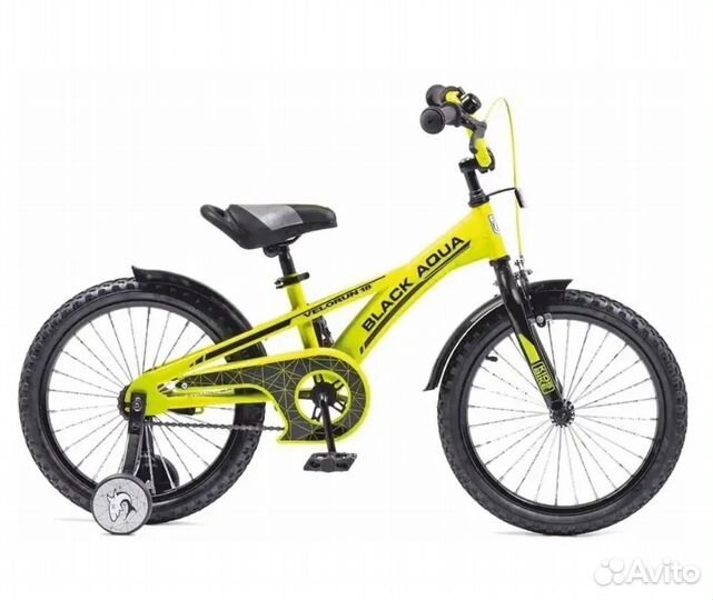 Велосипед двухколёсный Black Aqua Velorun 18'
