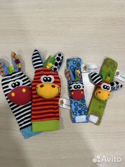 Погремушки - носочки и браслеты