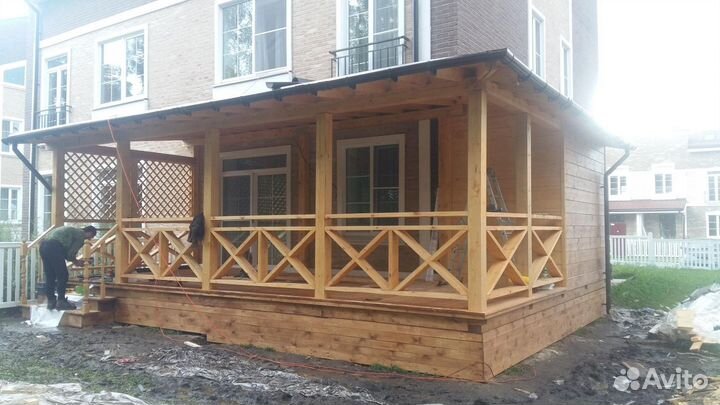 Строительная бригада террасы под ключ