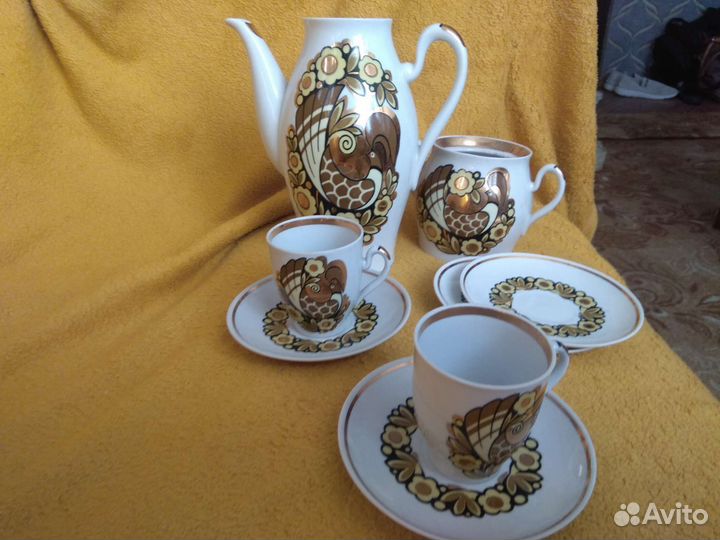 Кофейный сервиз некомплект