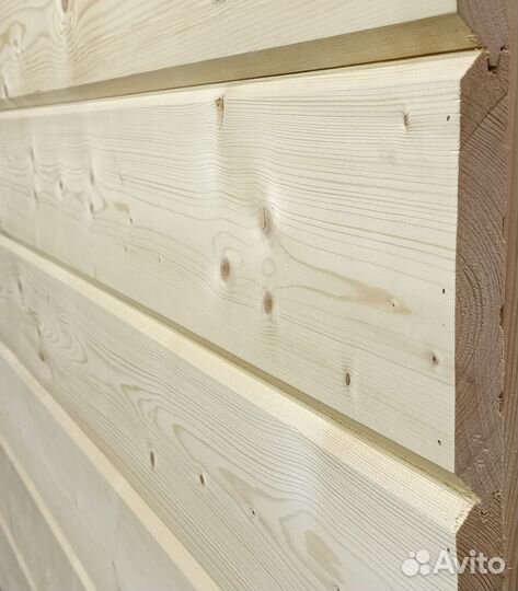 Имитация бруса. Фальш-брус. 14х146х3000, ав