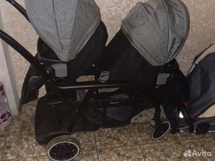 Коляска грако для погодок, двойни