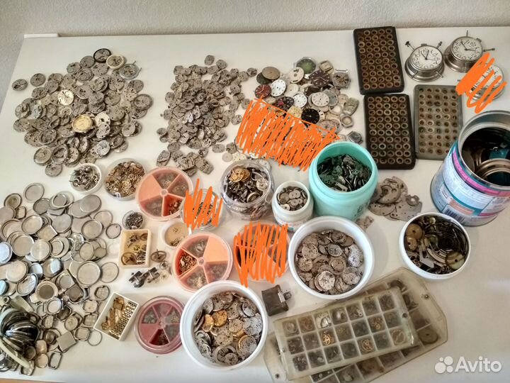 Часы, механизмы, балансы. Для рукоделия