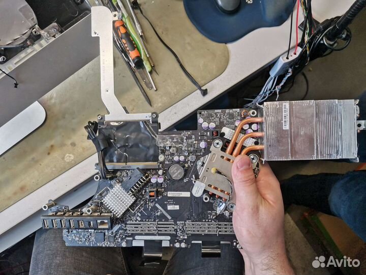 iMac A1311 mid 2010 корпус плата инвертор wifi итд