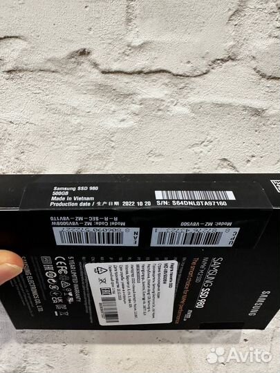 SSD Samsung 980 500 Гб M.2