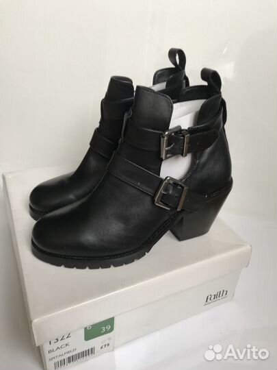Ботильоны натуральная кожа 38