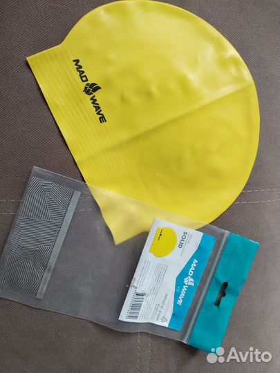 Шапочка для плавания mad wave