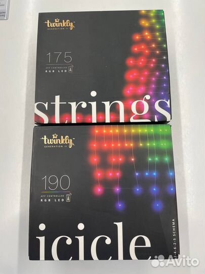 Гирлянда Twinkly Icicle RGB LED wifi 190 диодов