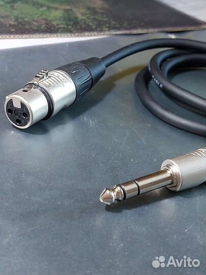 Микрофонный кабель force FMC-15/6 XLR (F) - jack