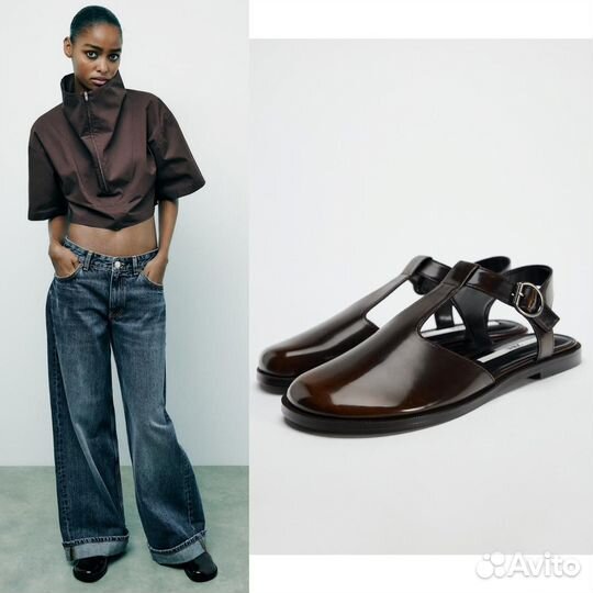 Туфли Zara Новая коллекция 2024