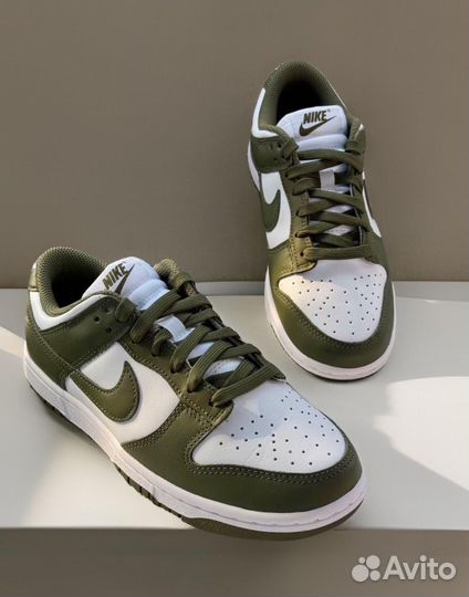 Кроссовки Nike Dunk Low Medium Olive оригинал