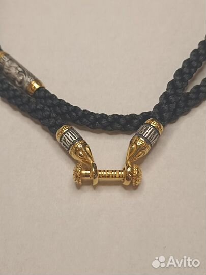 Шнурок гайтан с апостолами с позотой