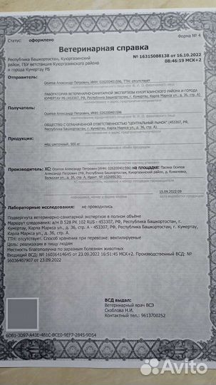 Мед натуральный Башкирия