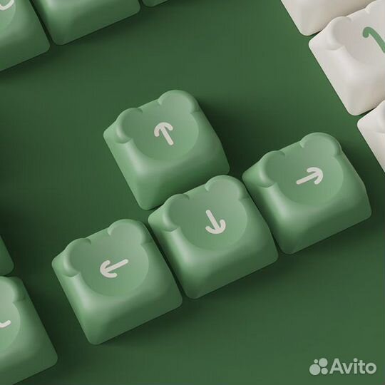 Кейкапы Сет Akko Matcha Bear OEM (122-key)