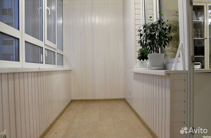 Пластиковый балкон с установкой