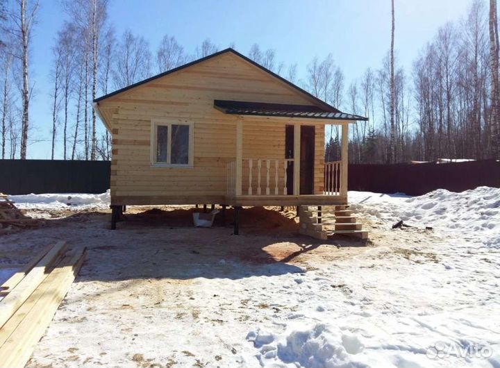 Каркасный дачный домик