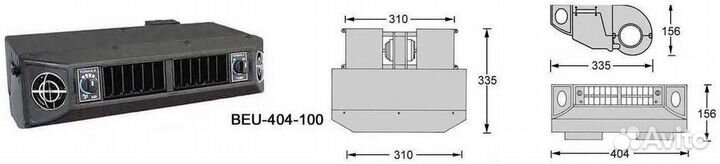 Испаритель BEU 404-100 24V LHD O-Ring с механическ